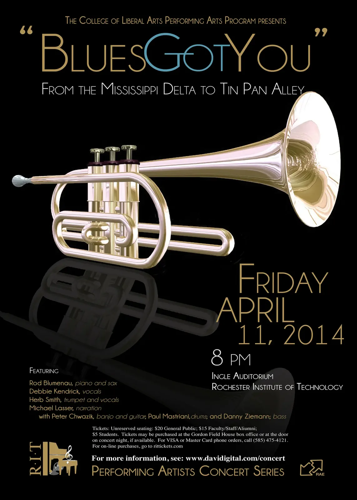 Blues Got You concert poster