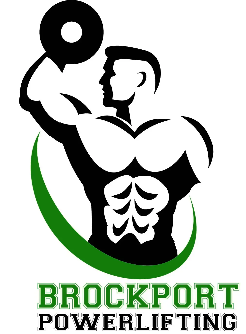 Brockport Powerlifting logo